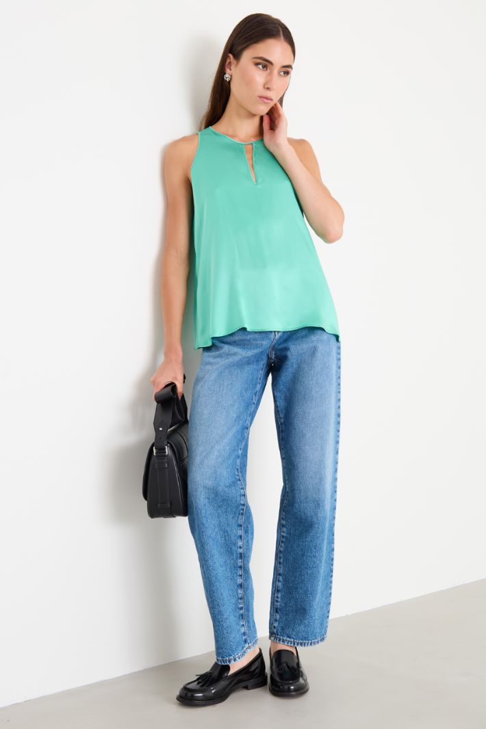 Silk satin top Intrend - 3
