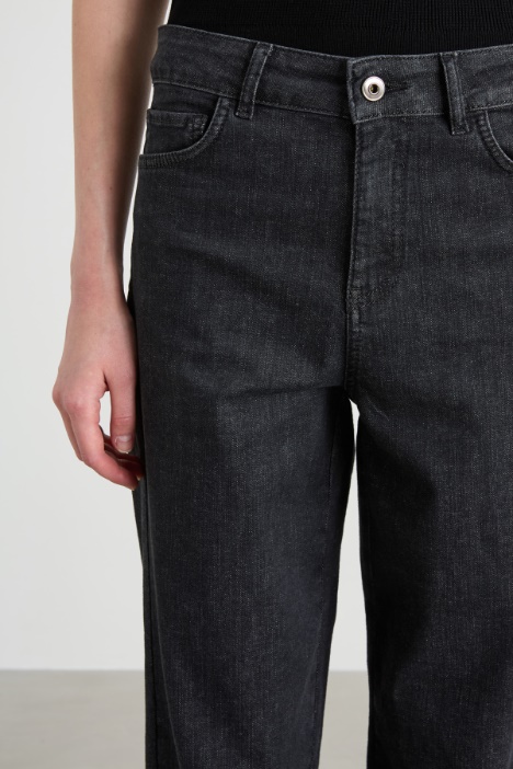 Vaqueros rectos de denim