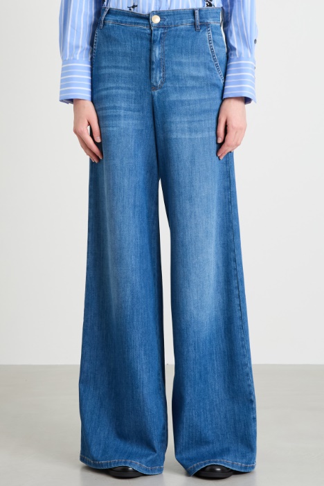 Jeans a palazzo