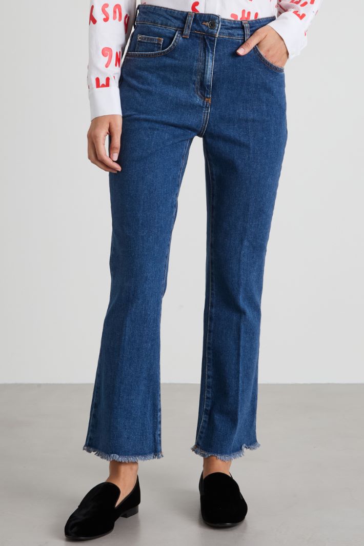 Flare denim jeans Intrend - 4