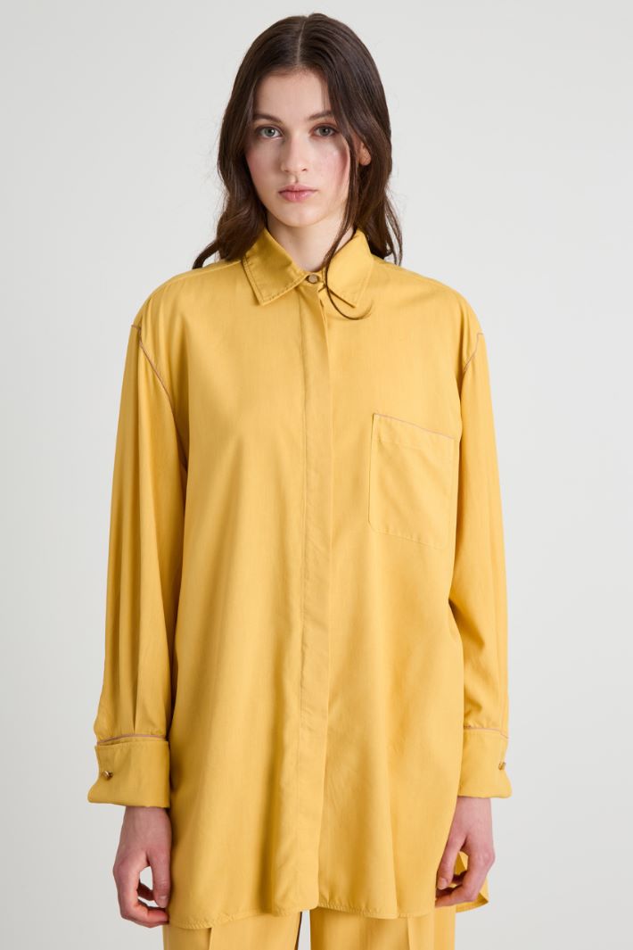 Oversize silk shirt Intrend