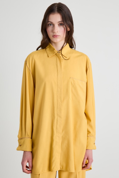Oversize silk shirt Intrend
