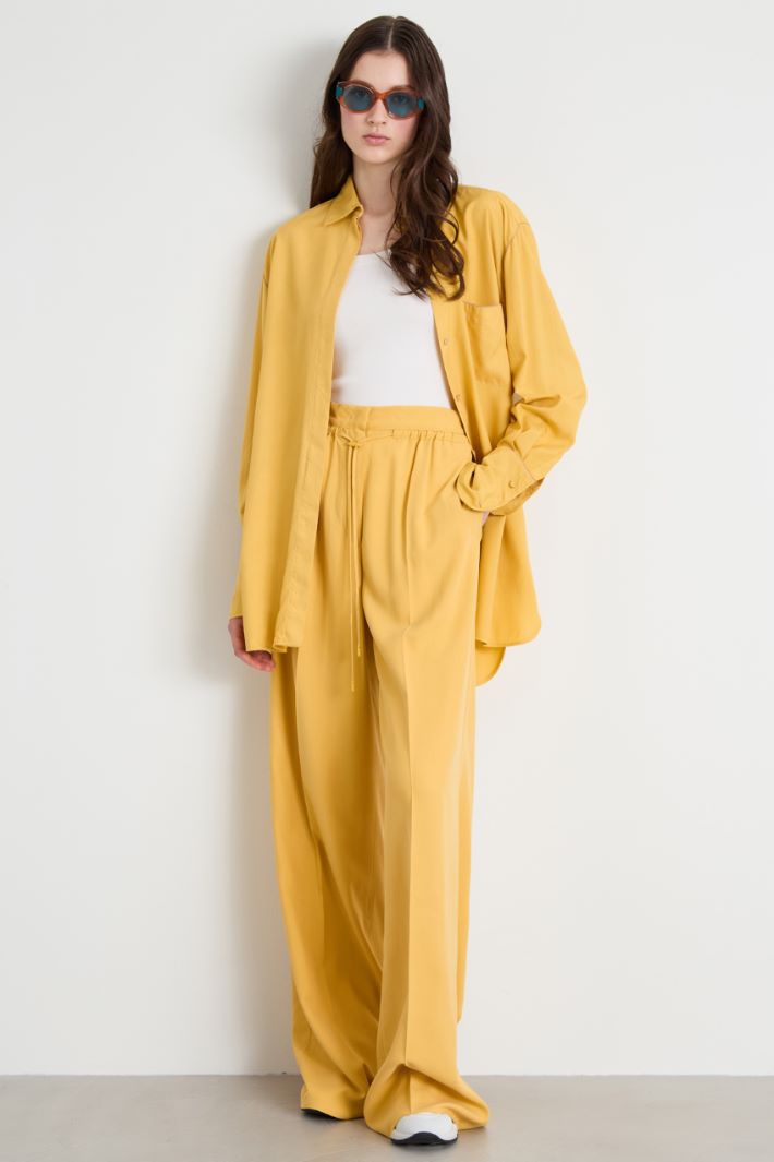 Oversize silk shirt Intrend - 3