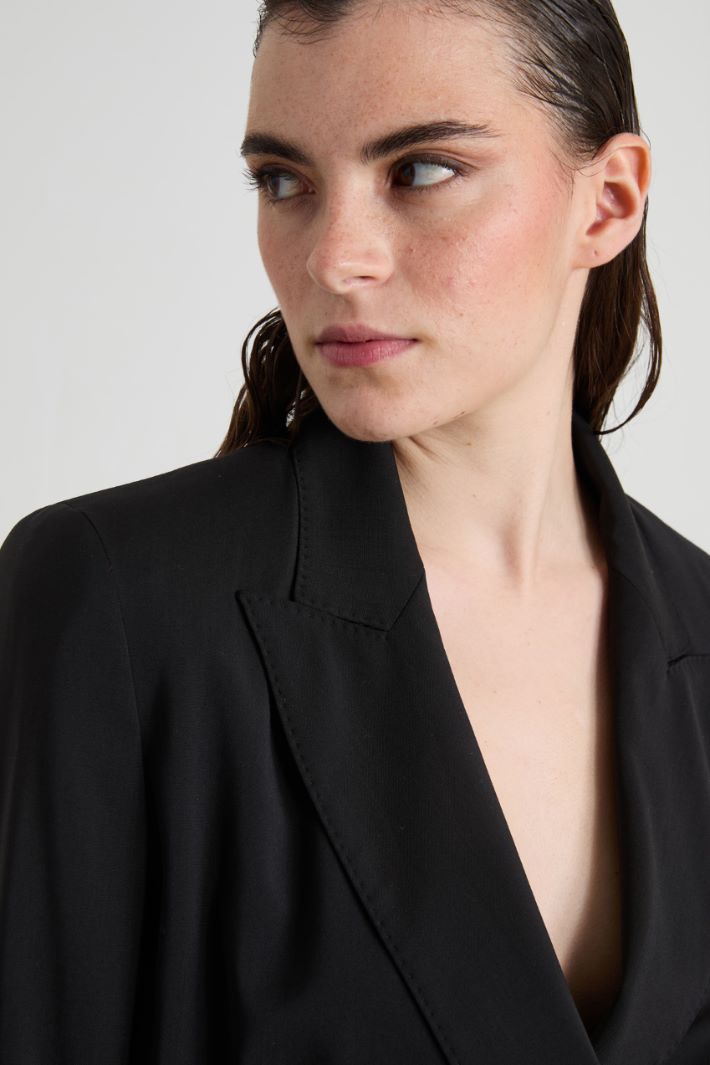 Boxy bodysuit in wool Intrend - 4