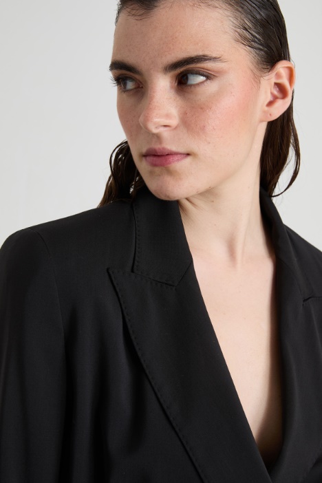 Blazer body in lana