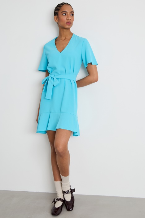 Vestido de sarga fluido