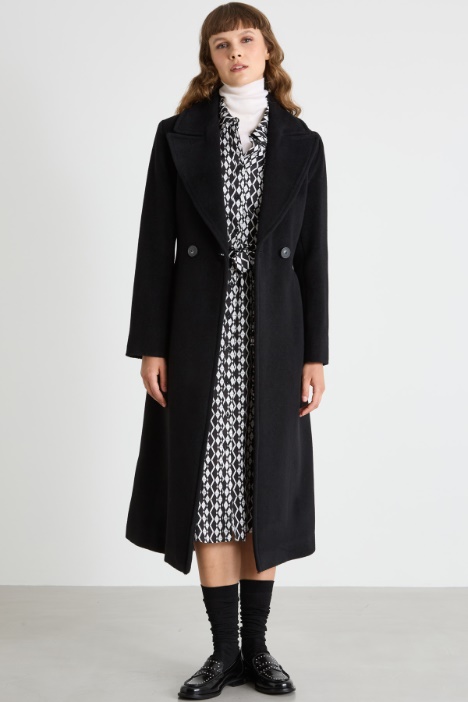 Twill shirt dress with sash Intrend