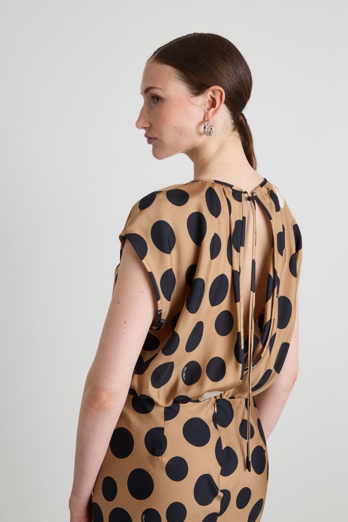 Abito in twill di seta Intrend - 4