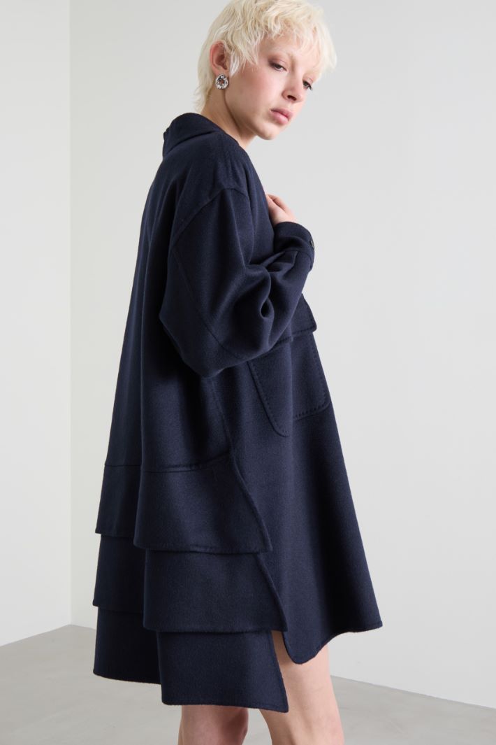 Flared camel dress Intrend - 4