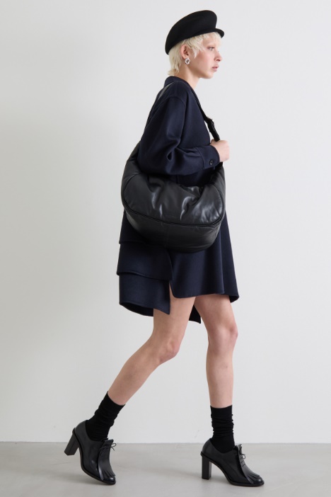 Flared camel dress Intrend