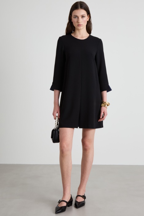 Dress with inverted pleat Intrend