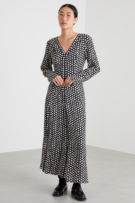 Abito lungo in sablé