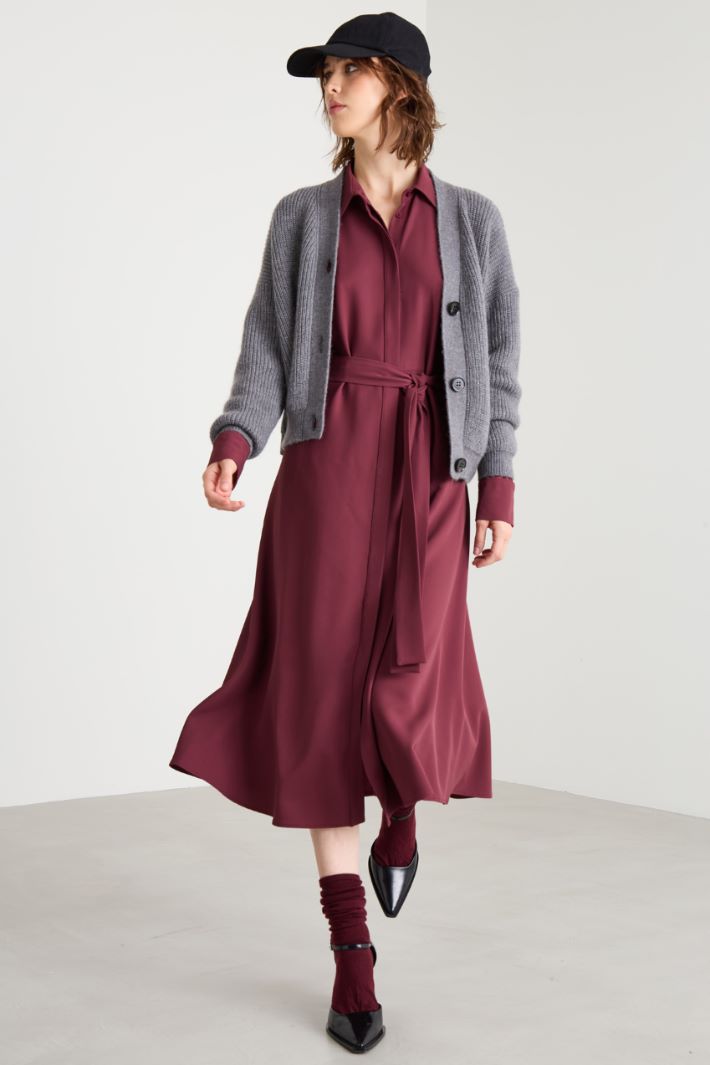 Belted shirt dress Intrend