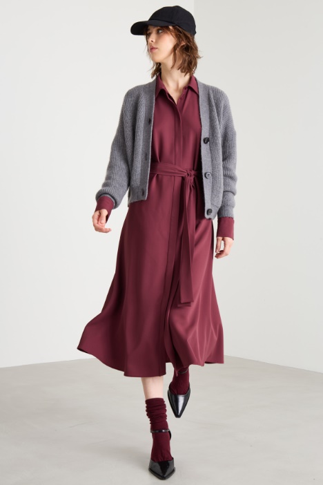 Belted shirt dress Intrend