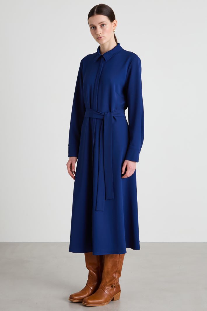 Belted shirt dress Intrend - 2