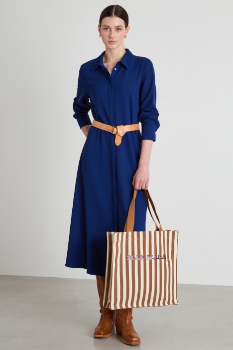 Belted shirt dress Intrend