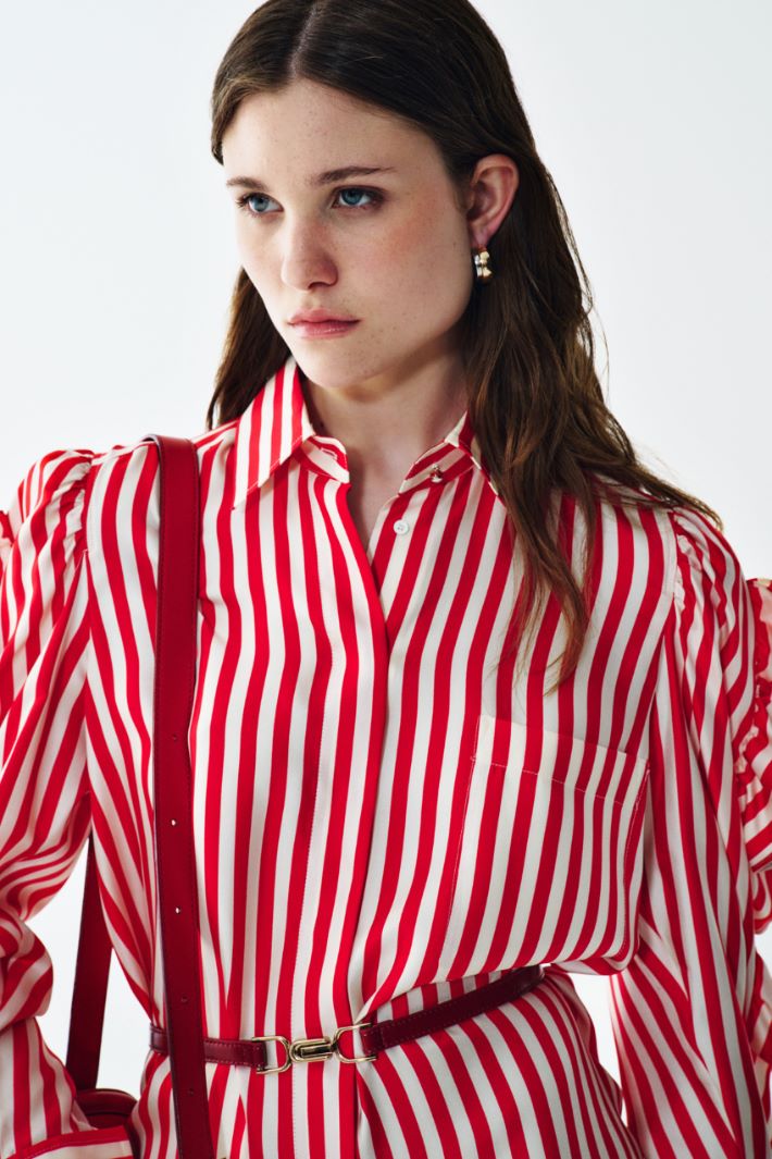 Dress with ruffled sleeves Intrend - 6