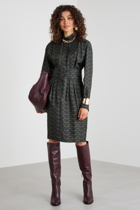 Silk shirt dress Intrend