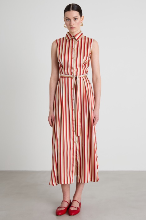 Chemisier in twill a fantasia