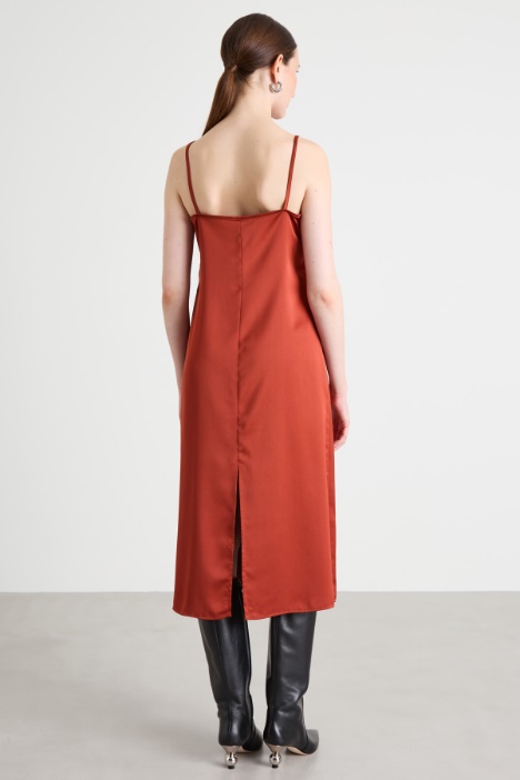 Vestido lencero de satén