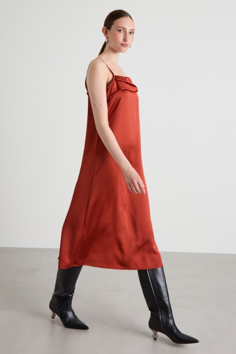 Vestido lencero de satén