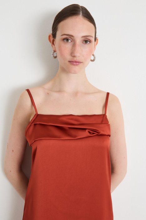 Vestido lencero de satén