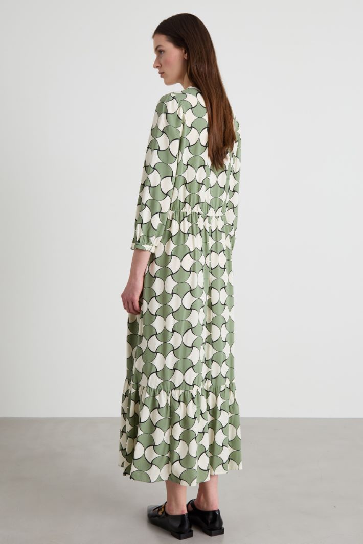 Long patterned dress Intrend - 3
