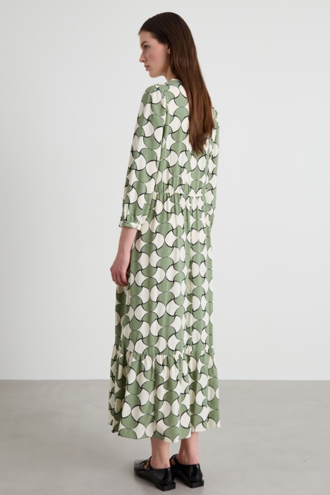 Abito lungo a fantasia