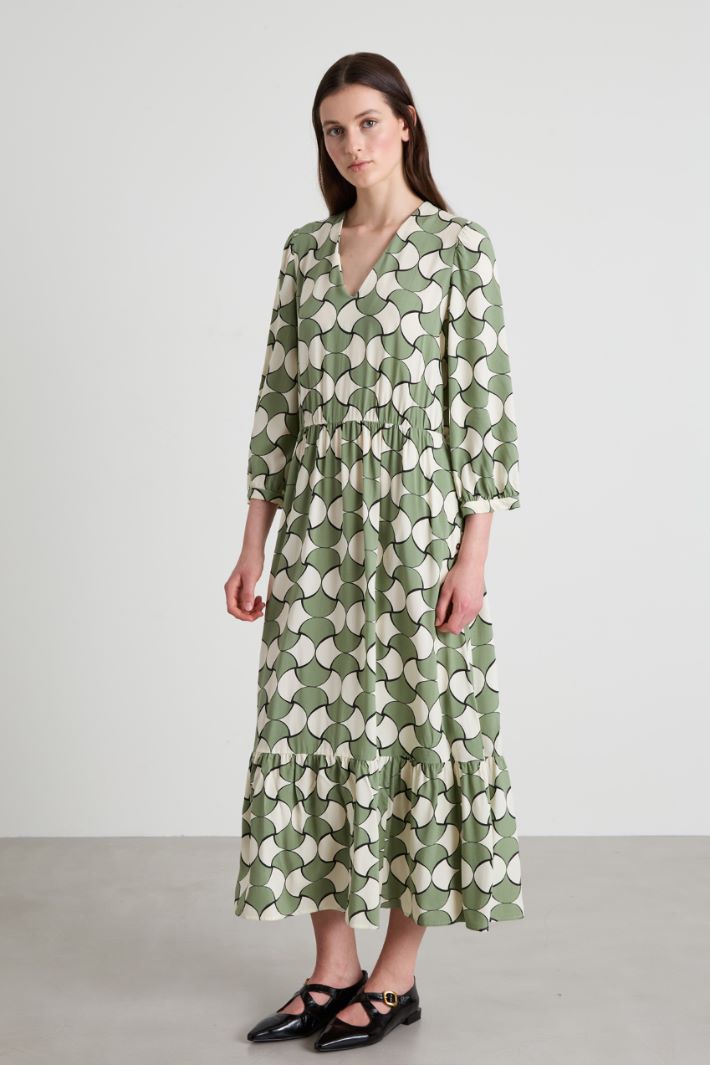 Long patterned dress Intrend - 2