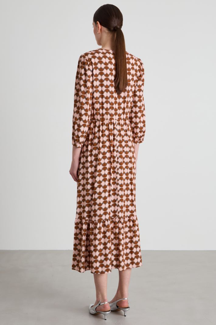Long patterned dress Intrend - 3