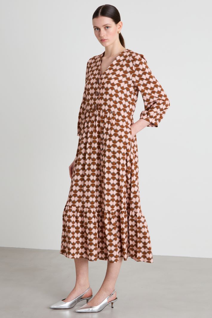 Long patterned dress Intrend - 2