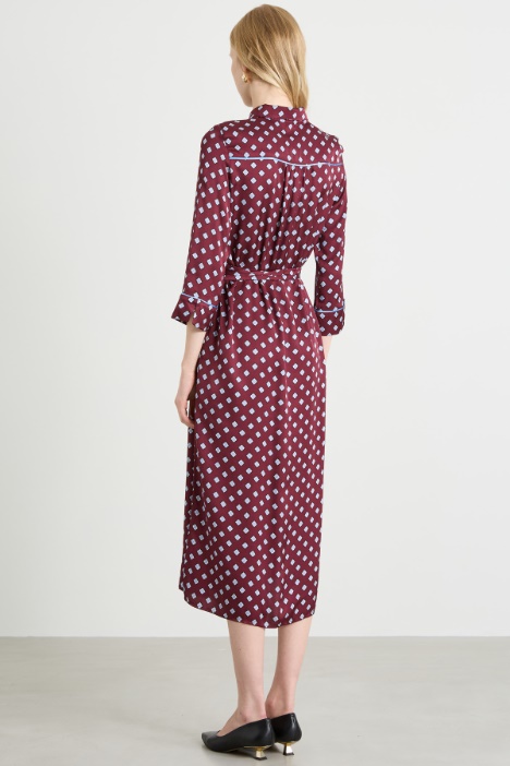 Abito in viscosa stampata