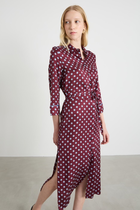 Abito in viscosa stampata