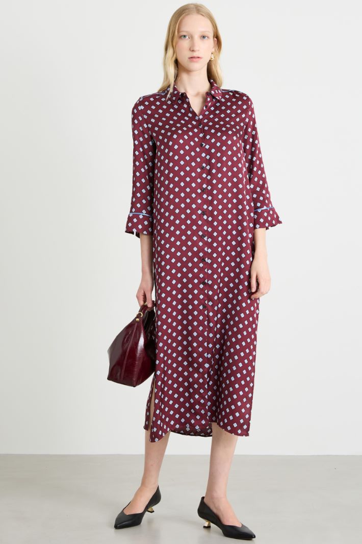 Printed viscose dress Intrend