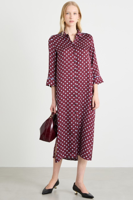 Printed viscose dress Intrend