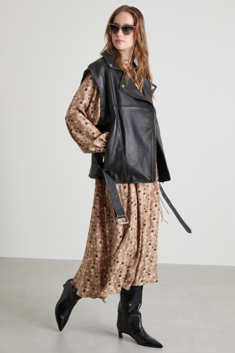Silk shirt dress Intrend
