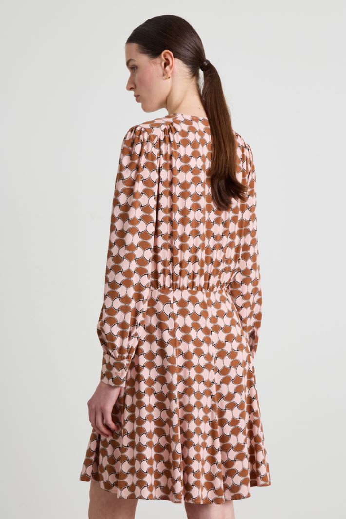 Geometric-patterned dress Intrend - 3