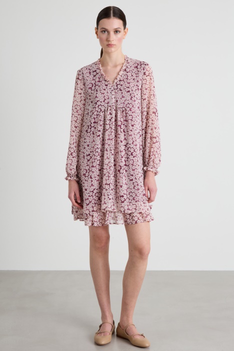 Abito in creponne floreale