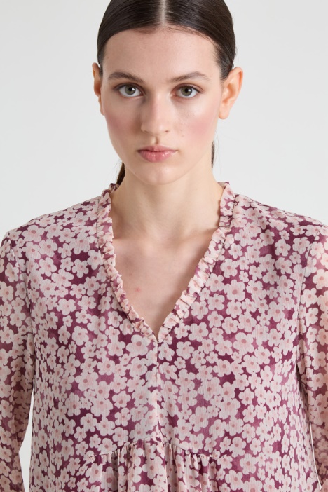 Abito in creponne floreale