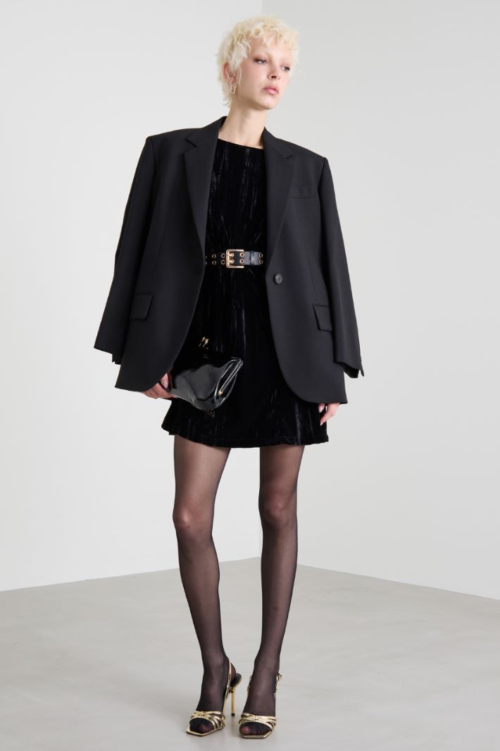 Velvet dress Intrend