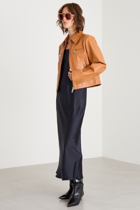 Satin dress Intrend