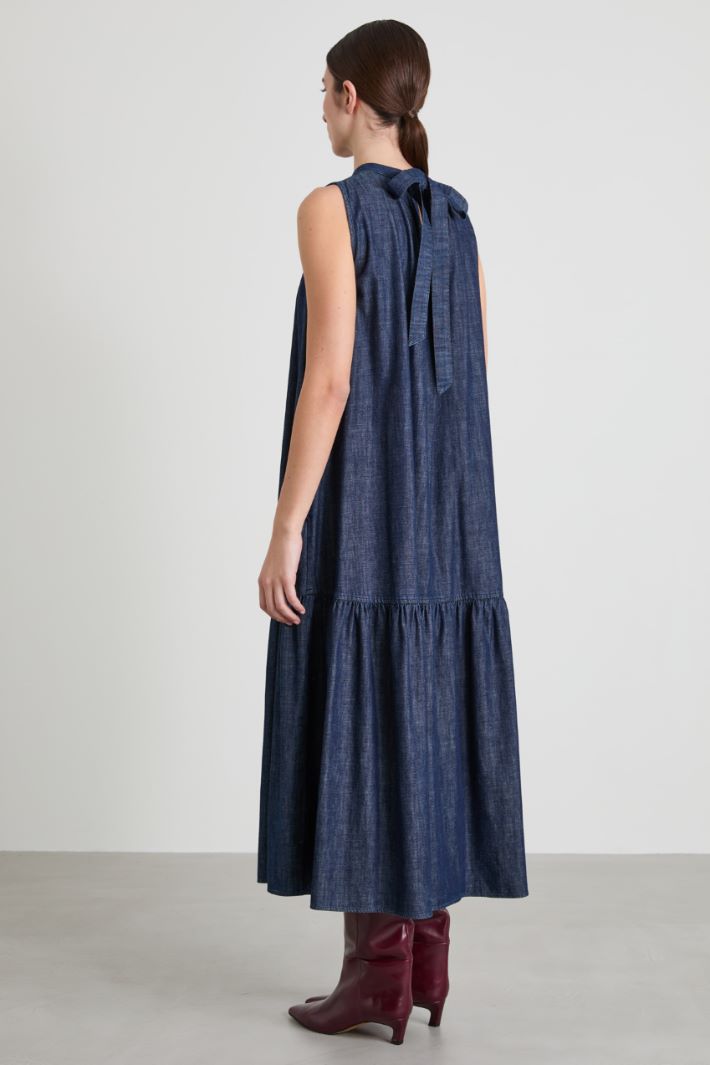 Abito lungo in jeans Intrend - 3