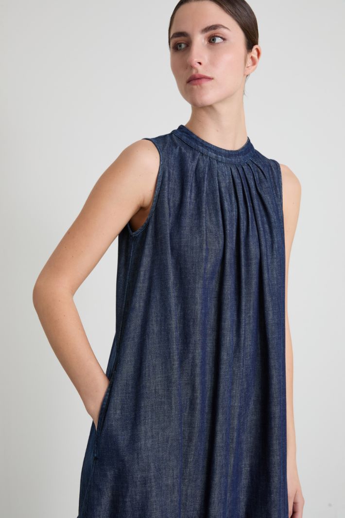 Abito lungo in jeans Intrend - 4