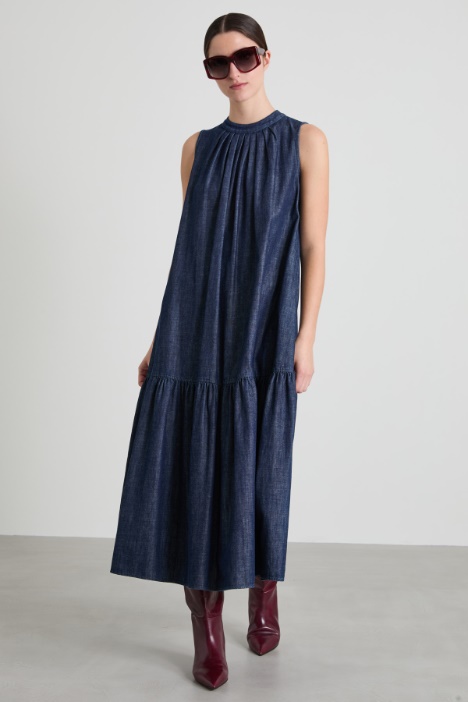 Abito lungo in jeans Intrend