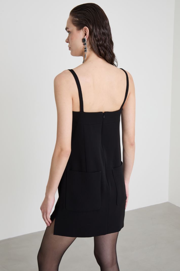Mini-dress with crystals Intrend - 3