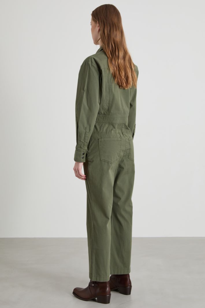 Ripstop cotton jumpsuit Intrend - 3