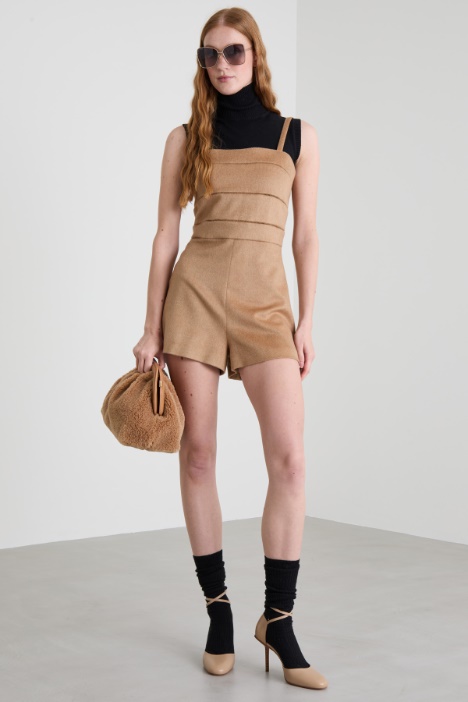 Tuta culotte in cammello Intrend
