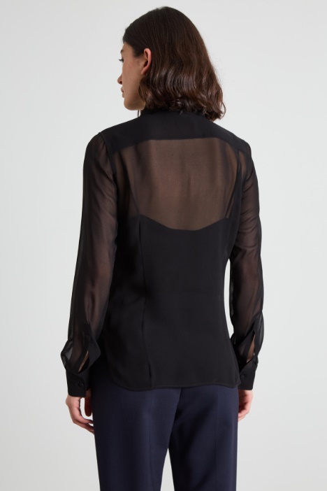 Camicia morbida in seta