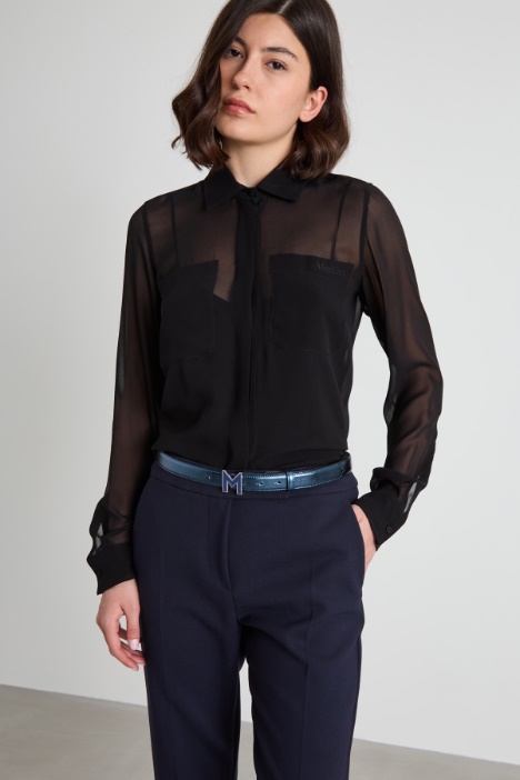 Camicia morbida in seta Intrend