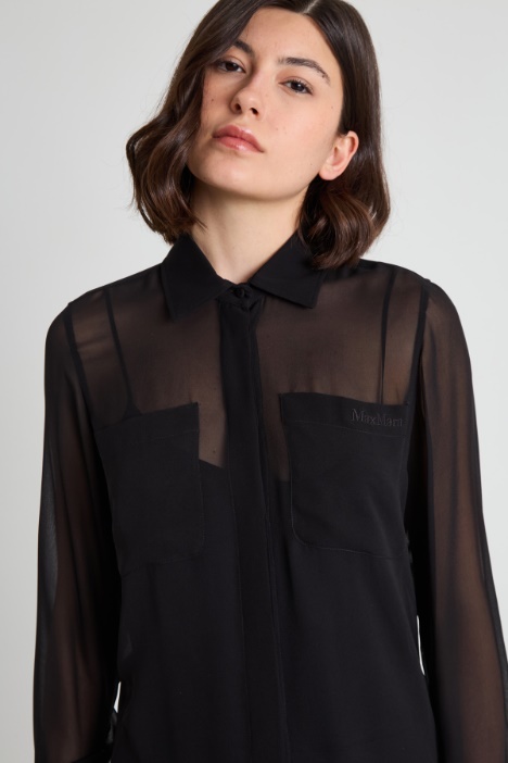 Camicia morbida in seta